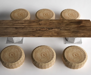 Chinese Style Tea Tables And Chairs-ID:990012887
