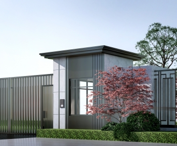 Modern Security Booth-ID:812654022