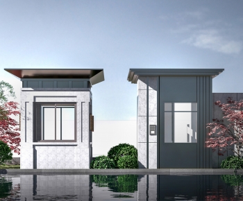 Modern Security Booth-ID:833877093