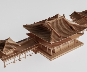 Chinese Style Ancient Architectural Buildings-ID:574361097