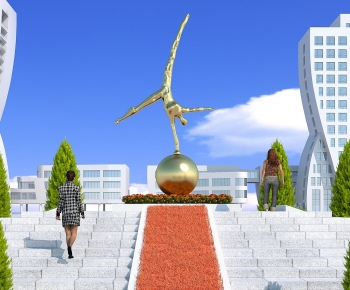 Modern Sculpture Sketch-ID:980643032