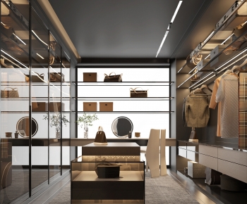 Modern Clothes Storage Area-ID:715001114