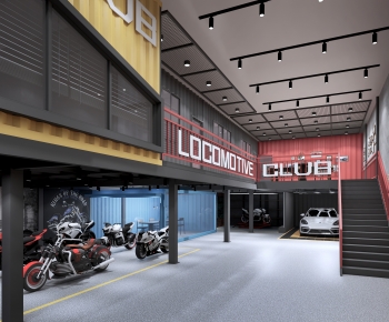 Modern Automobile Repair Shop-ID:496730892