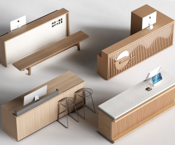 Modern Reception Desk-ID:472542053