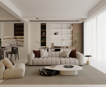 Modern A Living Room-ID:424089488