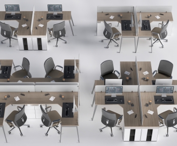 Modern Office Desk And Chair-ID:326565986