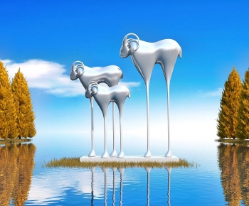 Modern Sculpture Sketch-ID:134543906