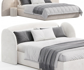 Modern Double Bed-ID:728195919