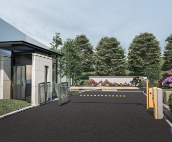 Modern Security Booth-ID:232728004