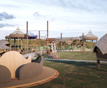 Modern Park Landscape-ID:532295949