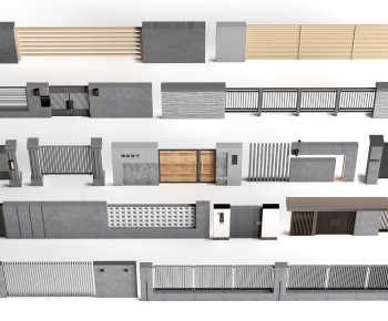 Modern Fence-ID:524276979