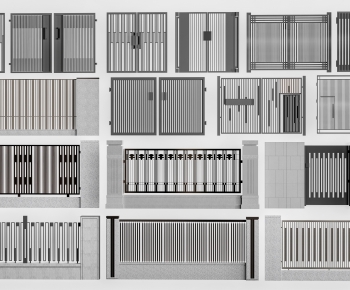 Modern Fence-ID:482074985