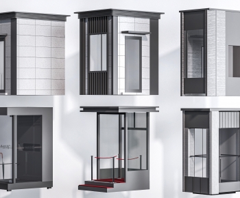 Modern Security Booth-ID:655322079