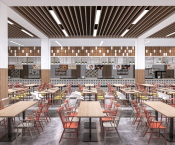 现代公司食堂餐厅-ID:982184896