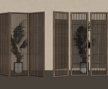 New Chinese Style Wooden Screen Partition-ID:303045997