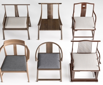 New Chinese Style Lounge Chair-ID:242609984