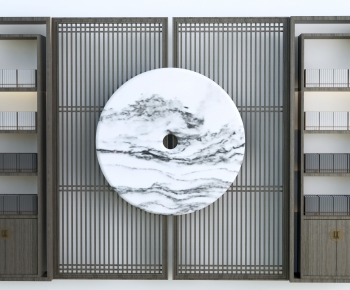 New Chinese Style Wooden Screen Partition-ID:941713093