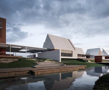 Modern Appearance Of Commercial Building-ID:743174085