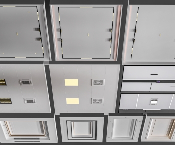 Modern Suspended Ceiling-ID:999284034