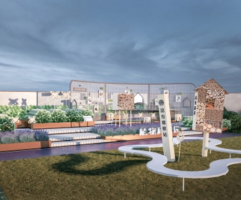 Modern Park Landscape-ID:533226979