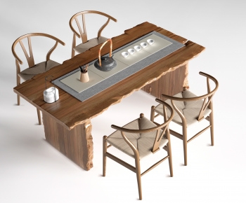 New Chinese Style Tea Tables And Chairs-ID:156949047