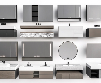 Modern Bathroom Cabinet-ID:187556986