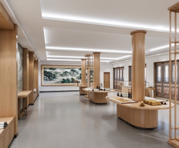New Chinese Style Exhibition Hall-ID:715301075