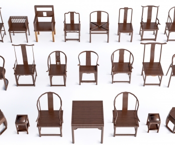 New Chinese Style Lounge Chair-ID:493839037