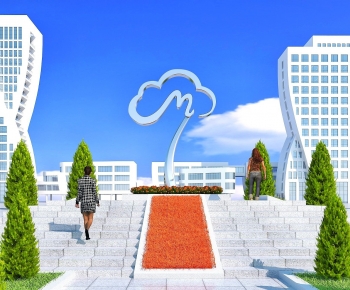 Modern Sculpture Sketch-ID:411051994