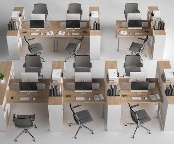 Modern Office Desk And Chair-ID:308131938