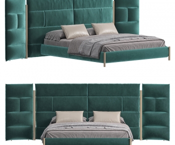 Modern Double Bed-ID:497828018