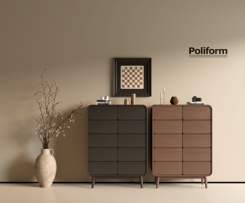 Poliform现代中古风实木斗柜组合-ID:713213925