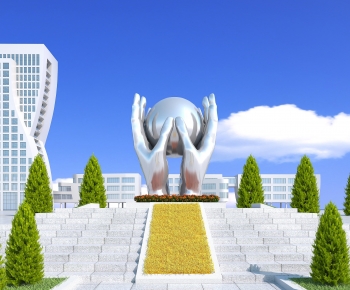 Modern Sculpture Sketch-ID:304366114