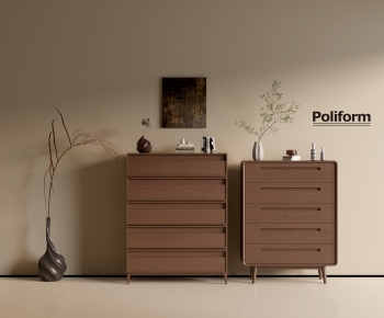 Poliform现代中古风实木斗柜组合-ID:671526916
