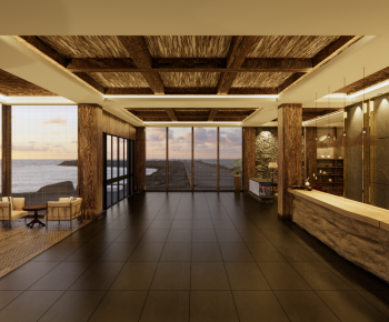Wabi-sabi Style Lobby Hall-ID:293723116