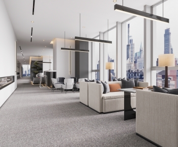 Modern Office Negotiation Area-ID:235047102