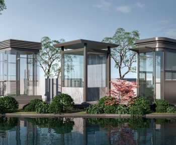 Modern Security Booth-ID:225972898