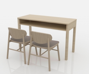 Modern Computer Desk And Chair-ID:126399046