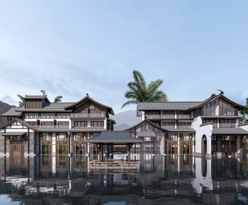新中式民宿建筑群-ID:202631958