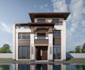 New Chinese Style Detached Villa-ID:368242033