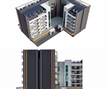 Modern Residential Building-ID:937047006