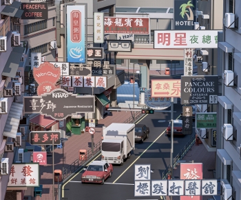 现代商铺店招组合-ID:434027917
