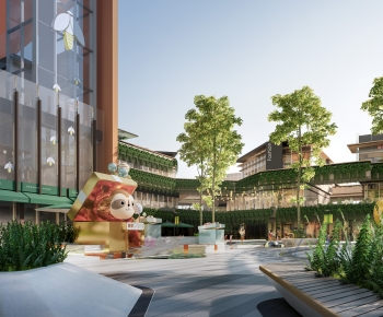 Modern Commercial Street-ID:848600974