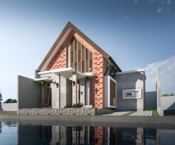 New Chinese Style Detached Villa-ID:129349959