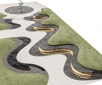 Modern Rockery Waterscape-ID:206839083