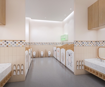 Modern Children's Restroom-ID:995927102
