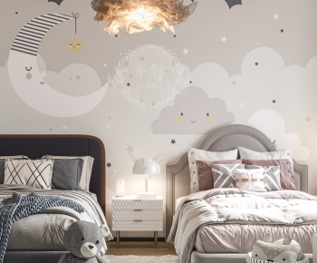 Modern Child's Bed-ID:997433904