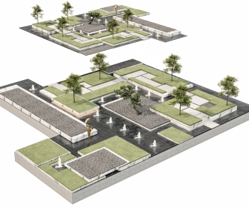 Modern Rockery Waterscape-ID:634018905