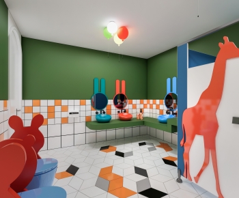 Modern Children's Restroom-ID:366580966