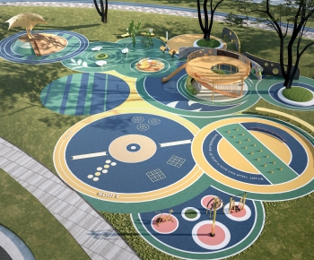 Modern Park Landscape-ID:172719966